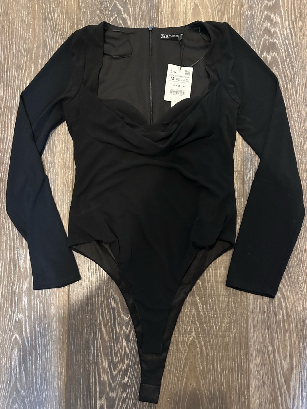 NWT Zara black bodysuit